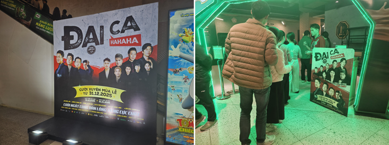  베트남 현지 더빙에 참여한 '보스(Đại Ca Ha Ha Ha)' 배우들 - 출처: 제작사 캉 미디어(Khang Media)의 페이스북 웹페이지