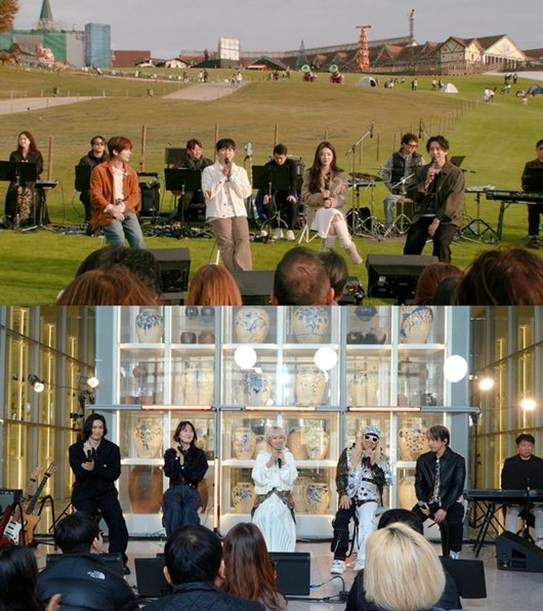 한·일 연예인들의 음악 조화가 돋보이는 '체인지 스트릿 