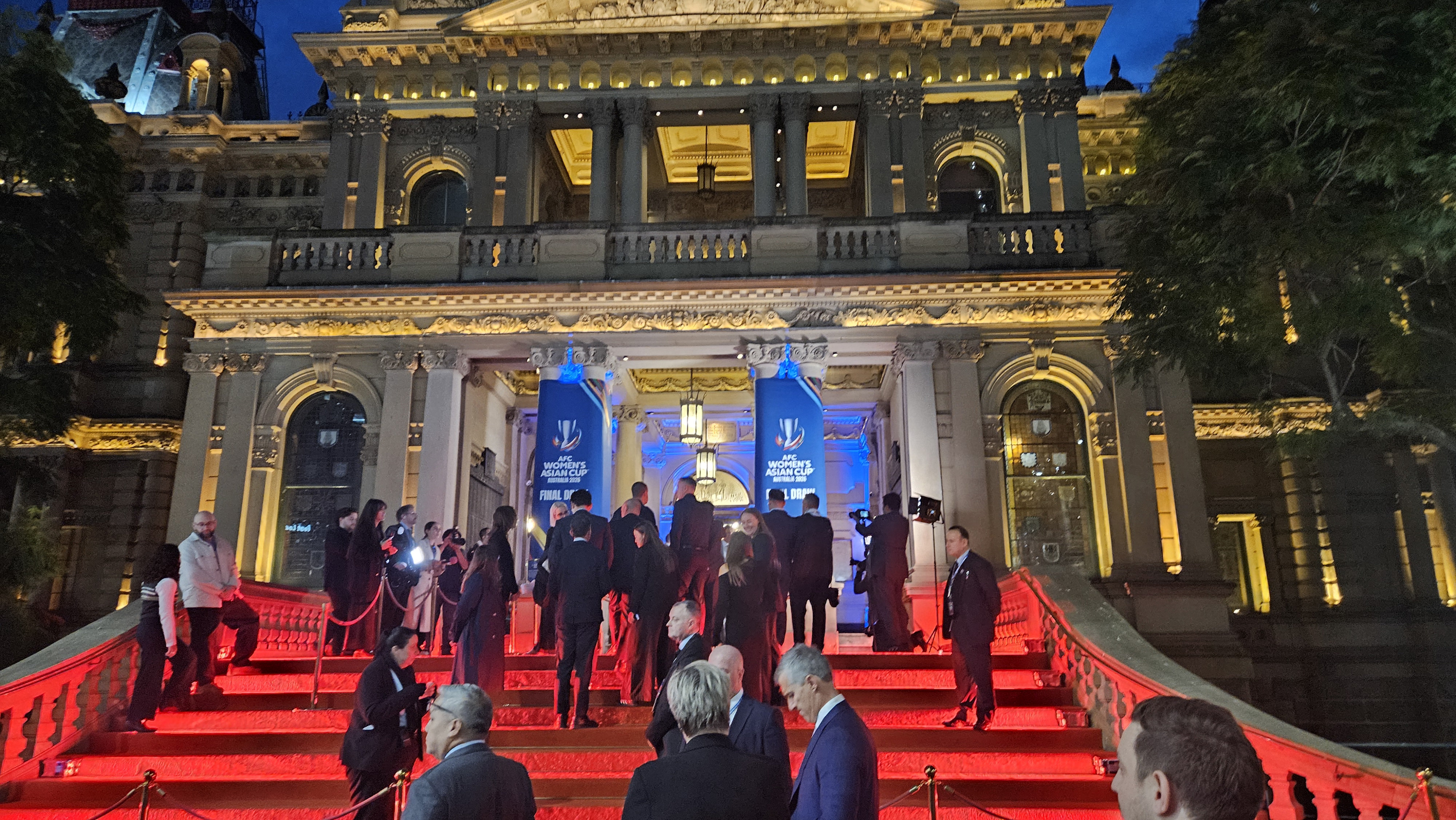  026 AFC 여자 아시안컵 조 추첨식이 열린 시드니 타운홀(Sydeny Town Hall)  