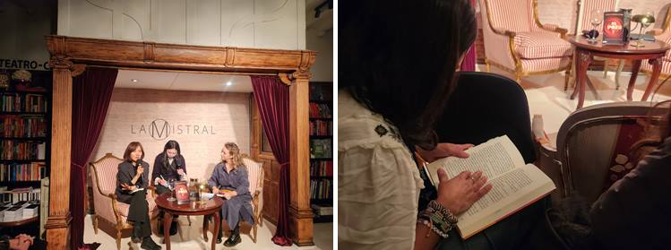 스페인 마드리드의 라 미스트랄(LA MISTRAL) 서점에서 열린 편혜영 작가 '『홀』 북토크