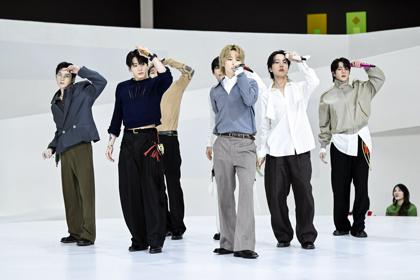 구겐하임에서 공연하는 방탄소년단(BTS)