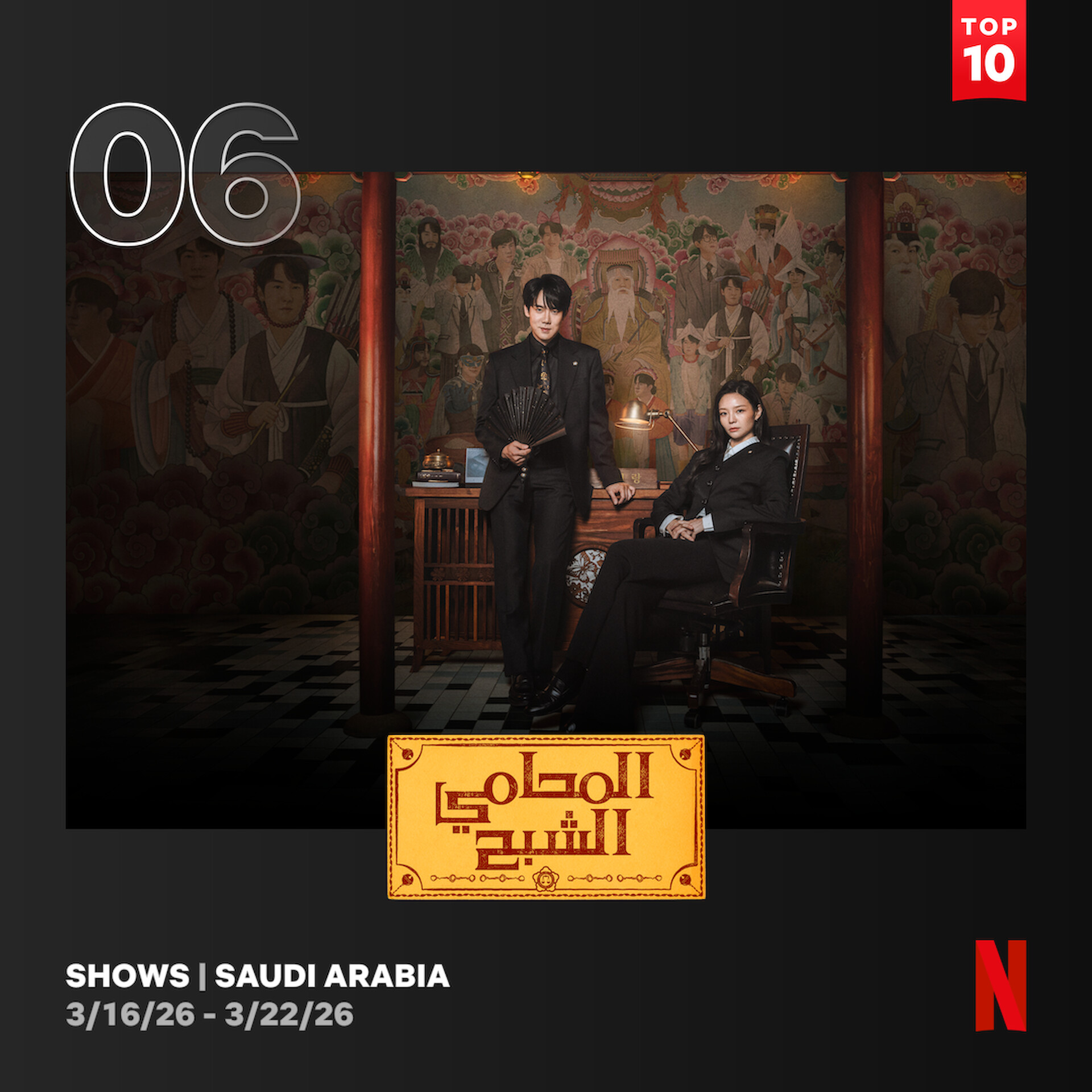  3월 넷플릭스 통계에 10위권 안에 진입한 한국 드라마들