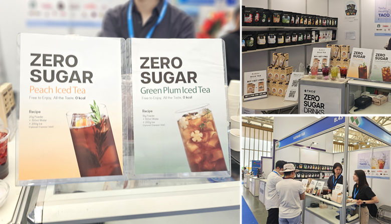 제로슈거 제품을 홍보하고 있는 한국관 1 - 출처: 통신원 촬영