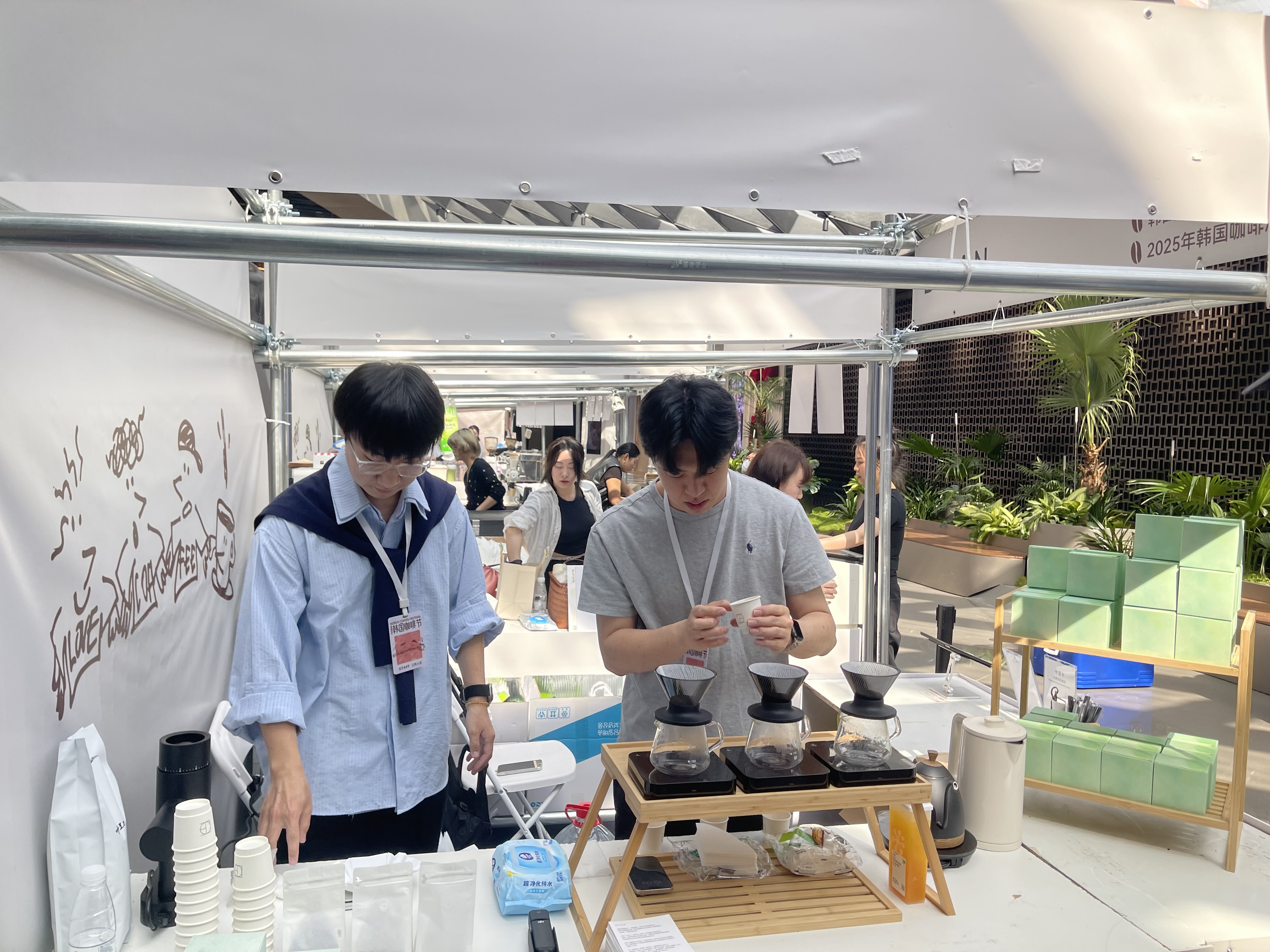 바리스타들의 시연 모습3