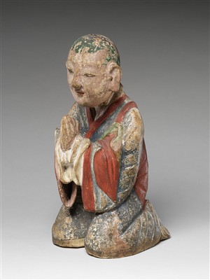 목조 나한상(Seated arhat) 