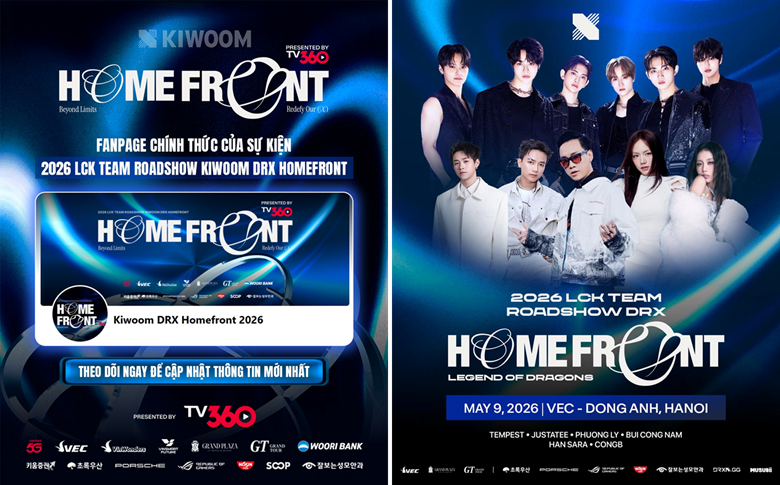 2026 LCK 팀 로드쇼 DRX 홈그라운드 공식 포스터