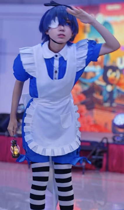 우와 축제에 참가한 코스어