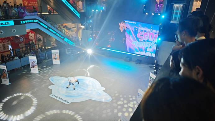 이원영 강사의 댄스 시범 공연. 중국 관객들에게 뜨거운 박수갈채와 함성을 자아냈다