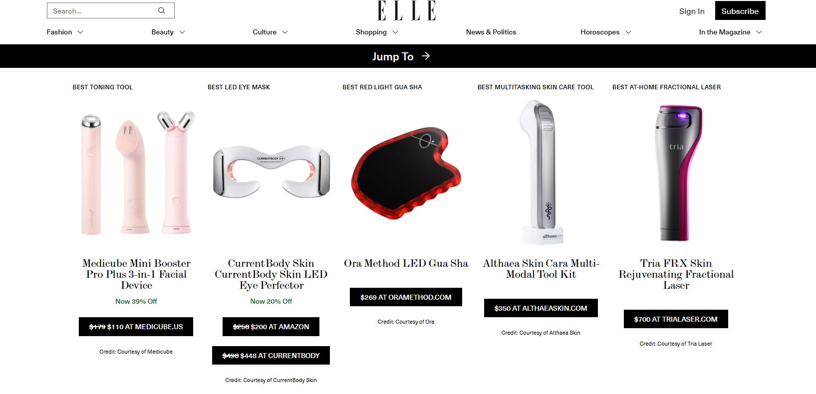 ‘엘르(ELLE)’지가 발표한 26년 주목해야 할 최고의 뷰티 디바이스에 뽑힌 한국 브랜드