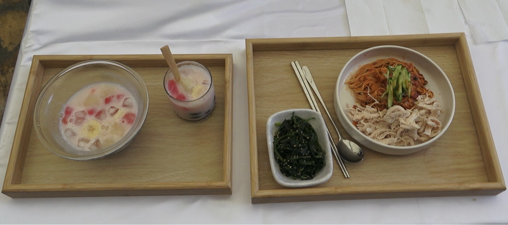우승작인 미라이 아프라 쇠큐트의 ‘비빔국수 시금치 나물 과일냉채