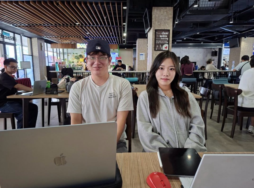 박채민(좌), 이다현(우) 모나쉬대학교 한인회장 – 출처: 통신원 촬영