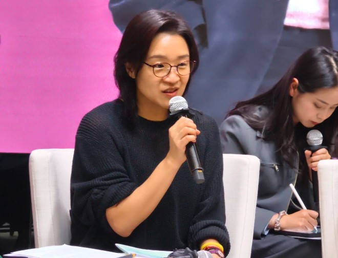 베이징 광화시리에서 열린 윤가은 감독과의 만남