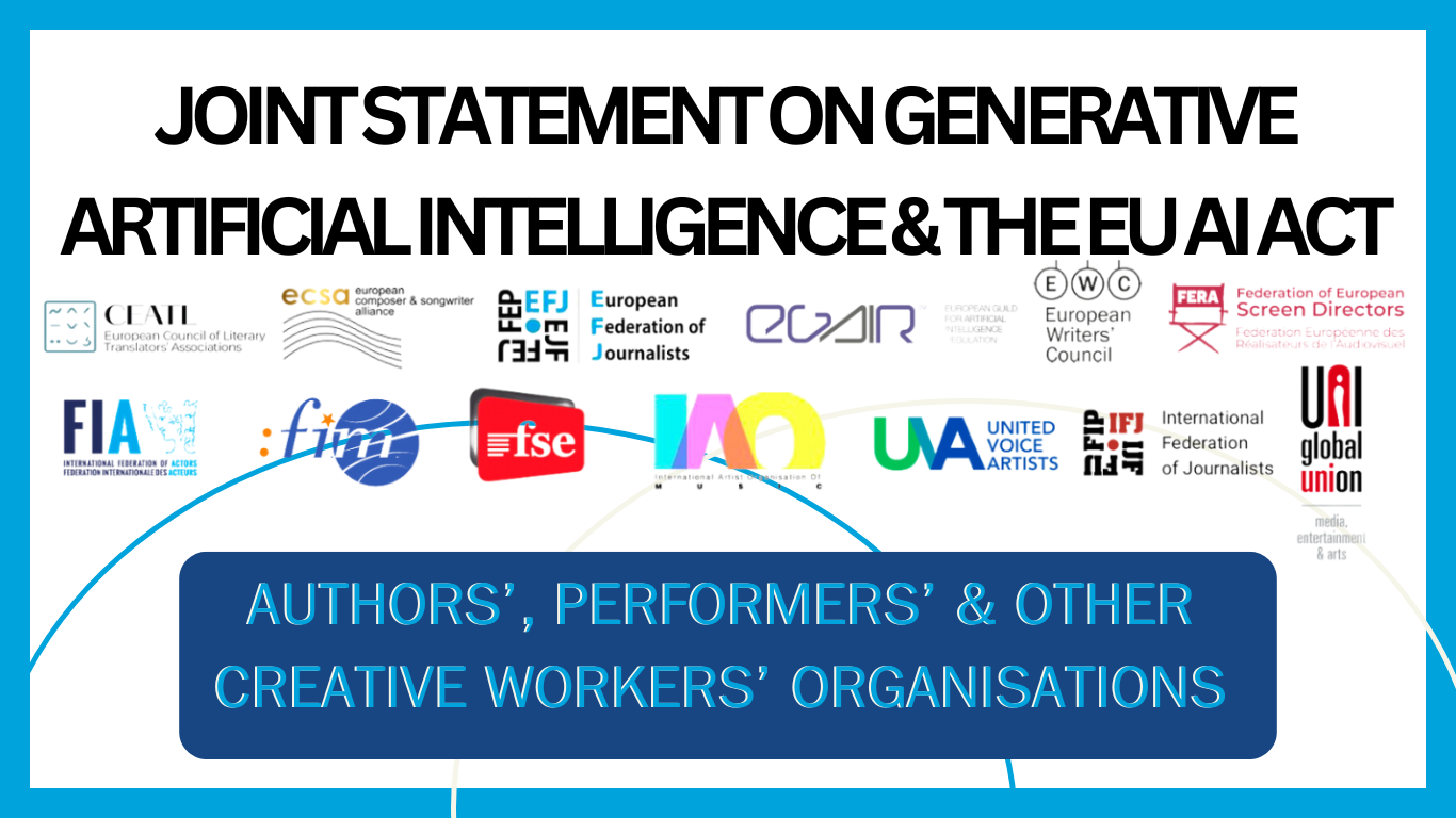 JOINT STATEMENT ON GENERATIVE ARTIFICIAL INTELLIGENCE AND THE EU AI ACT (2024)